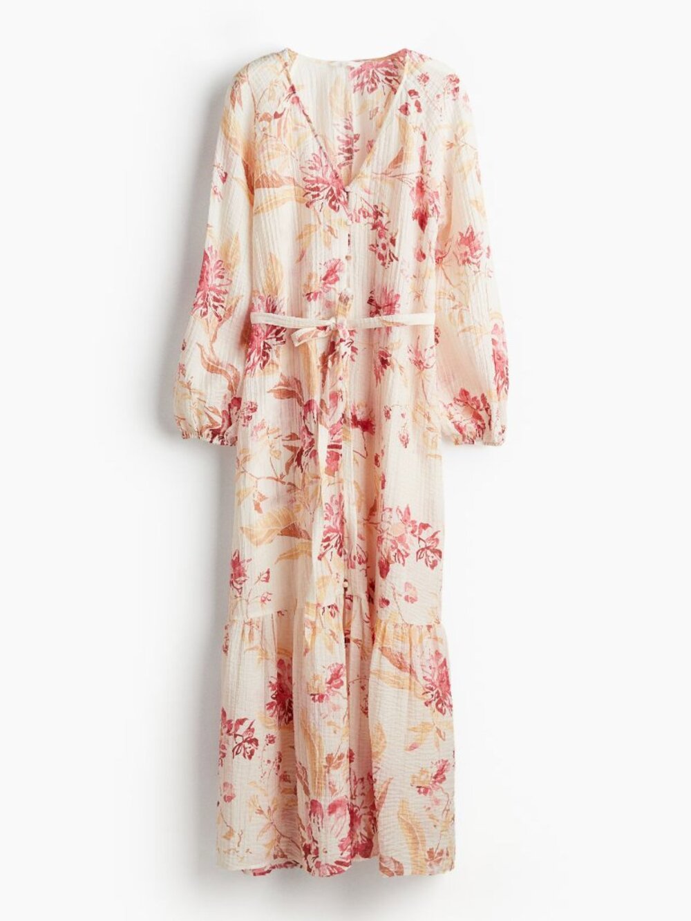 NWT H&M Tie Belt Crepe Dress - Size XS